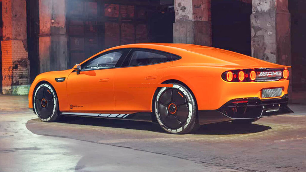 AMG GT XX Concept Rear Lights and Aero Design